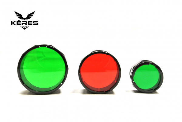 Barevné filtry a pouzdra pro svítilny