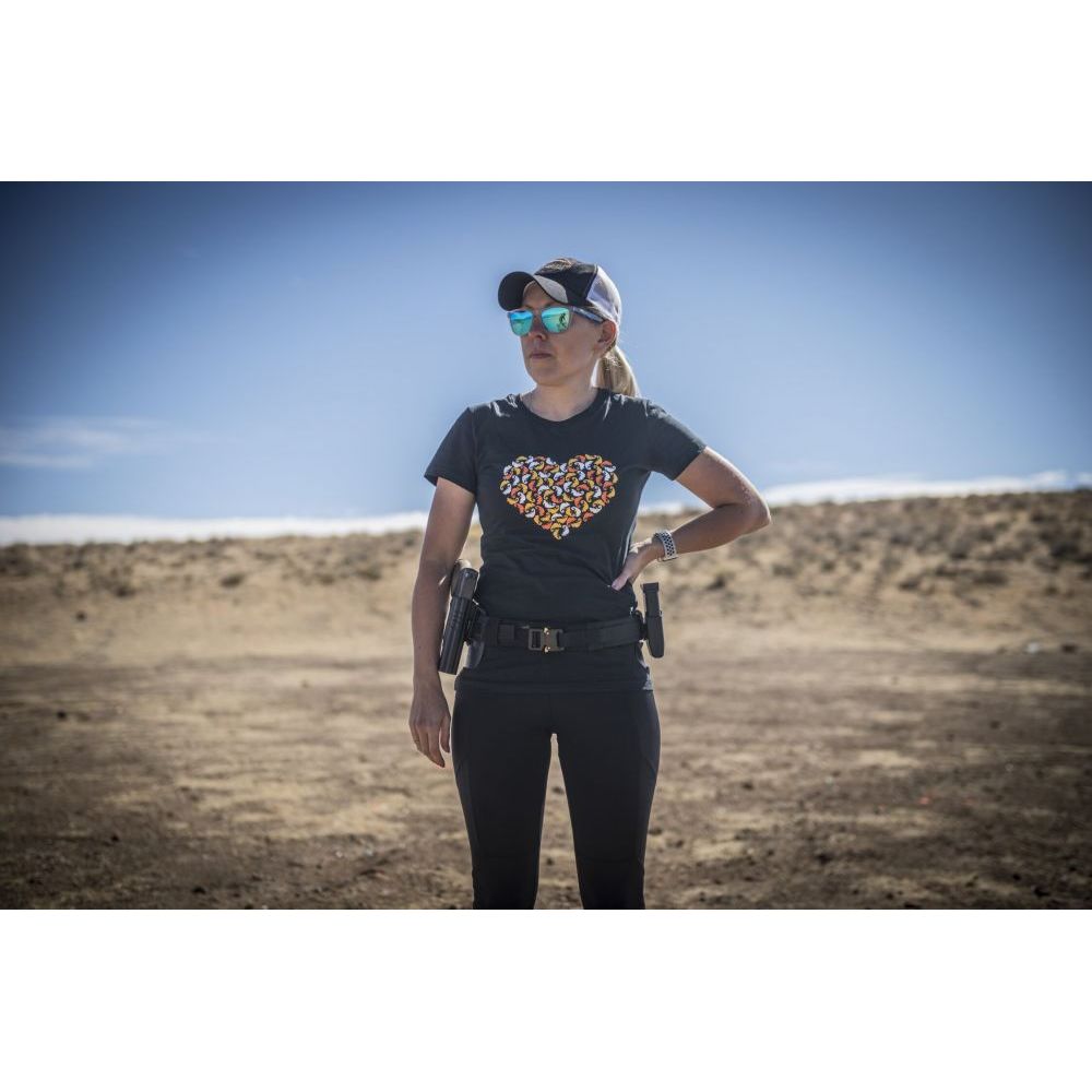 Dámské tričko - Chameleon Heart - černé  - Helikon-Tex®