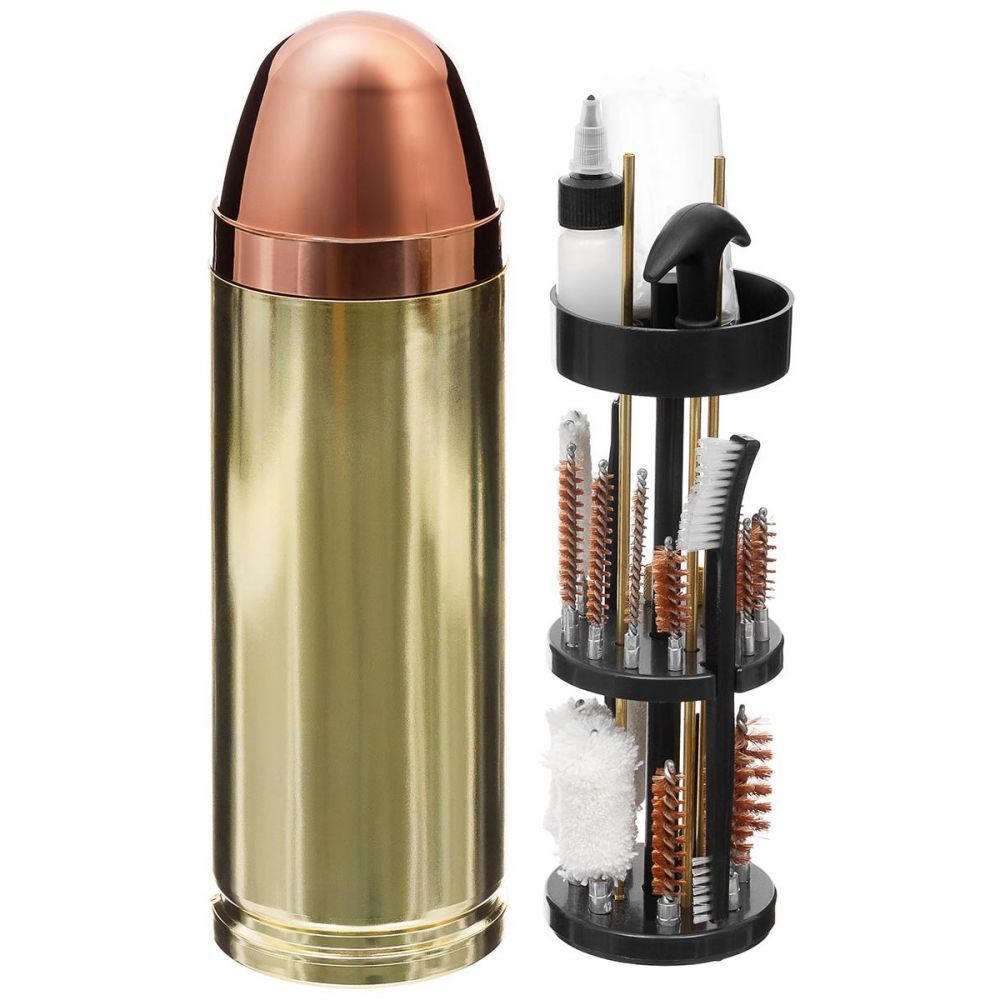 Univerzální čistící sada na zbraně Bullet ve tvaru náboje - MFH 