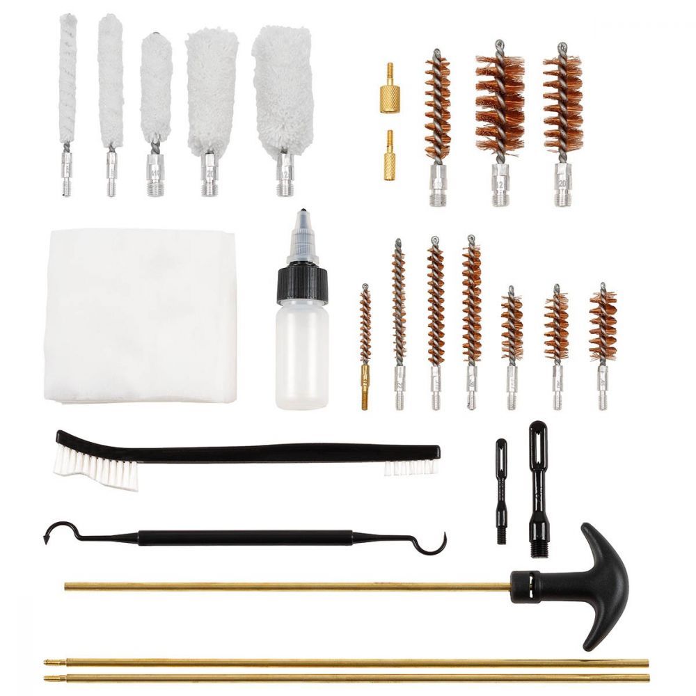 Univerzální čistící sada na zbraně Bullet ve tvaru náboje - MFH